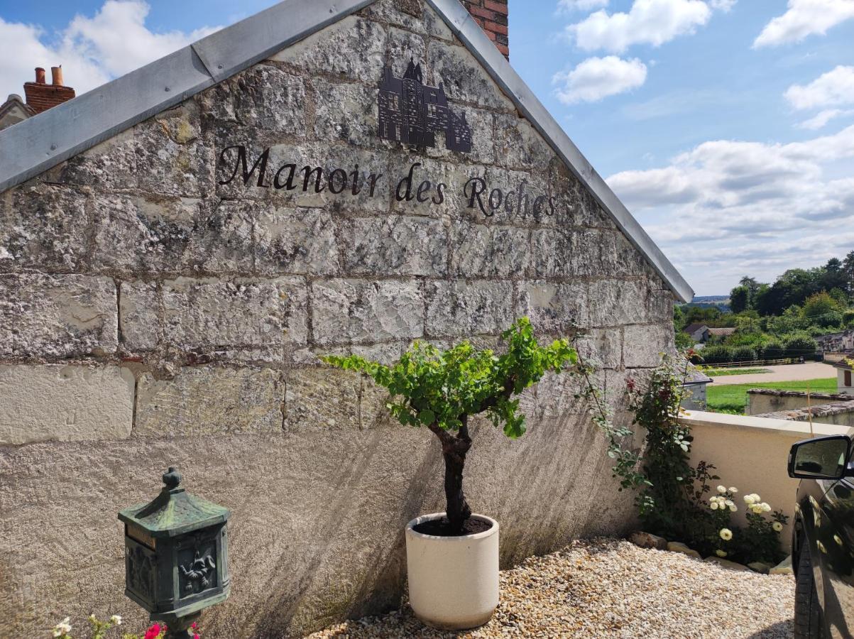 Le Manoir Des Roches Bed and Breakfast Bourré Exteriör bild